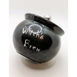 Black Witch's Brew Cauldron. Hand Crafted NEW